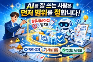 AI를 잘 쓰는 사람은 먼저 범위를 정합니다. 썸네일