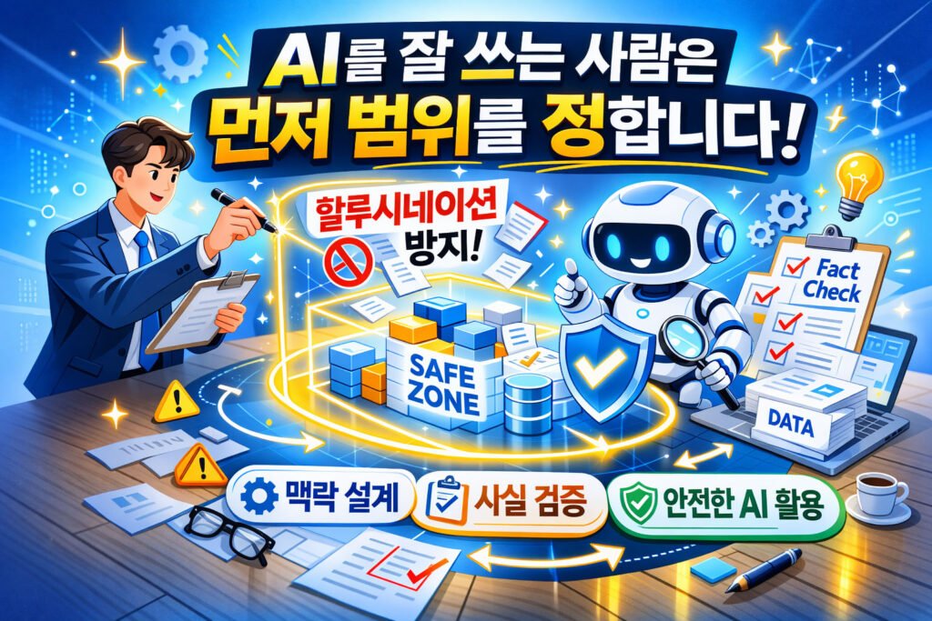 AI를 잘 쓰는 사람은 먼저 범위를 정합니다. 썸네일